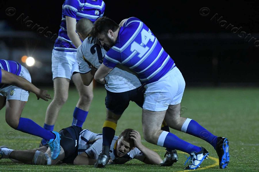 Wheaton Men\'s Rugby vs Mass Maritime.  Photo by Keith Nordstrom